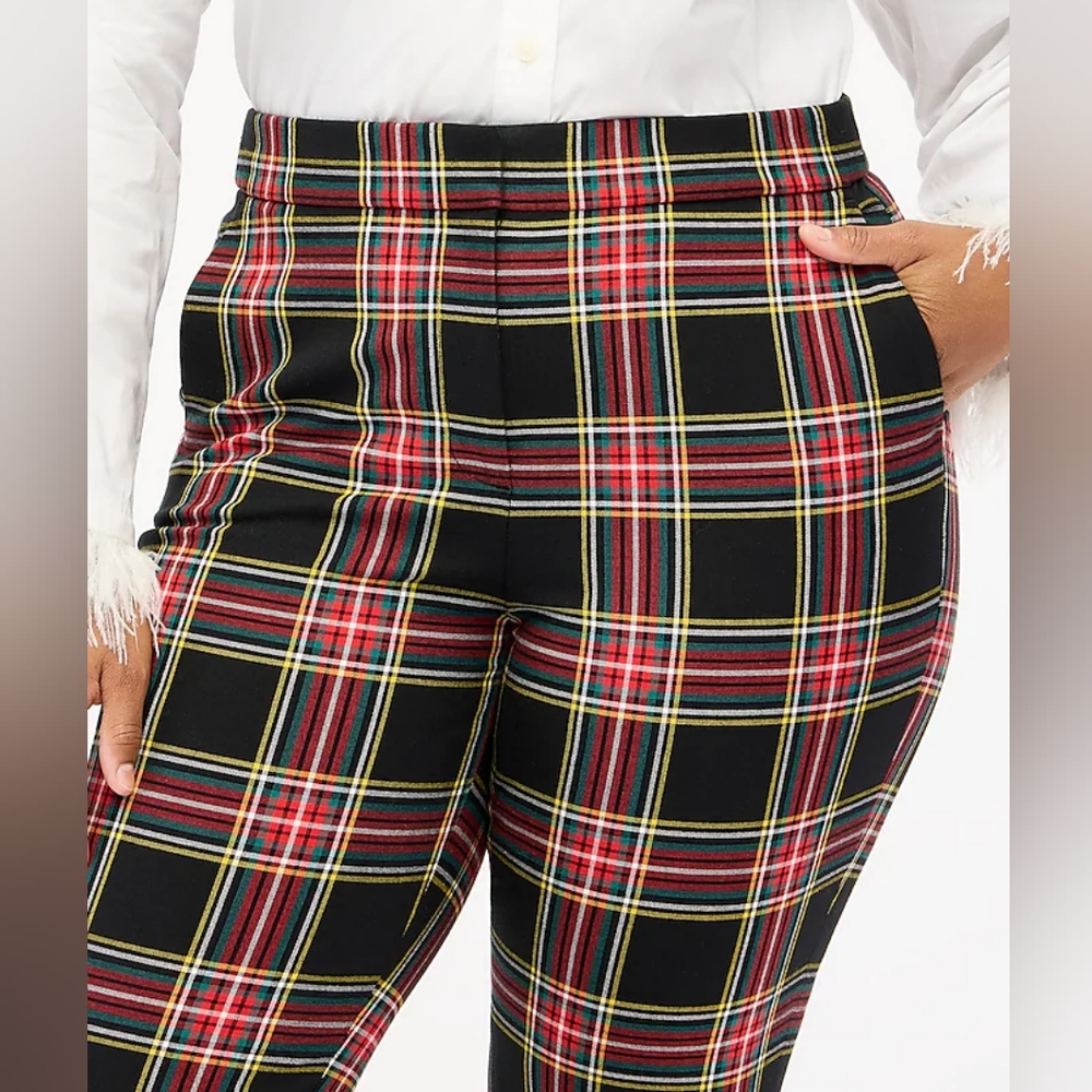 J Crew Tartan Winnie Pants Tartan Plaid